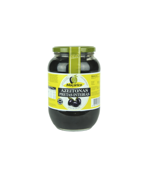 Whole Black Olives 520 g